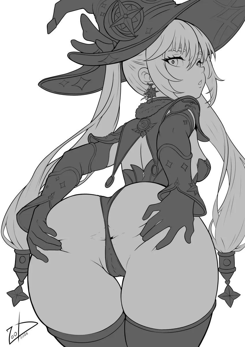 Mona (Genshin Impact) by Zoobastik