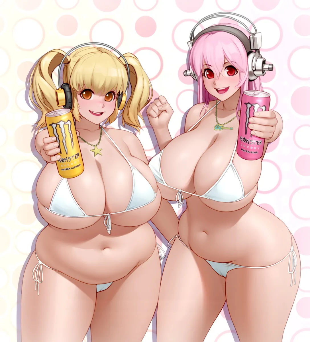 Super Sonico, Super Pochaco by Kairunoburogu