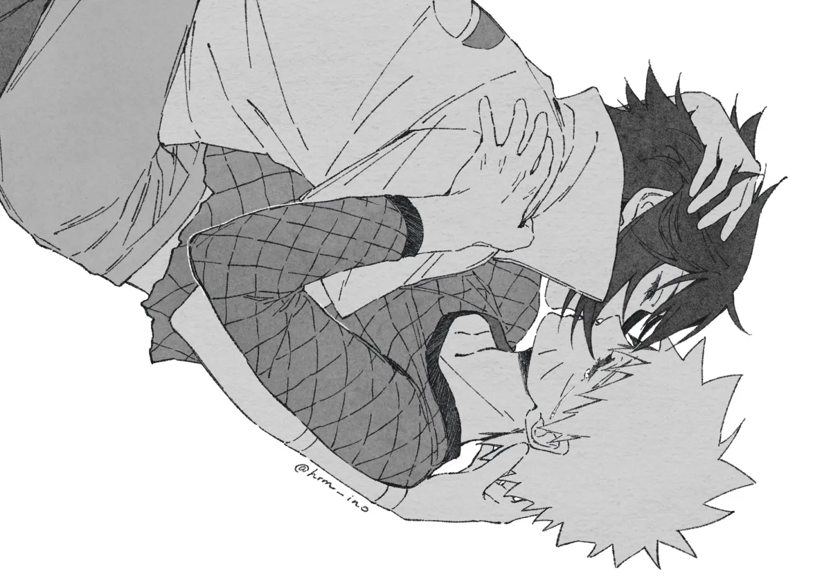 Uzumaki Naruto, Uchiha Sasuke by Haruiro (Hrm Ino)