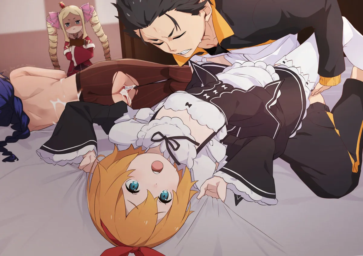 Natsuki Subaru, Beatrice (Re:zero) by Morisobo