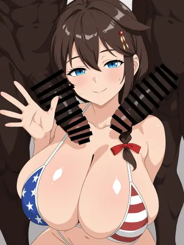 Flag Print Bikini