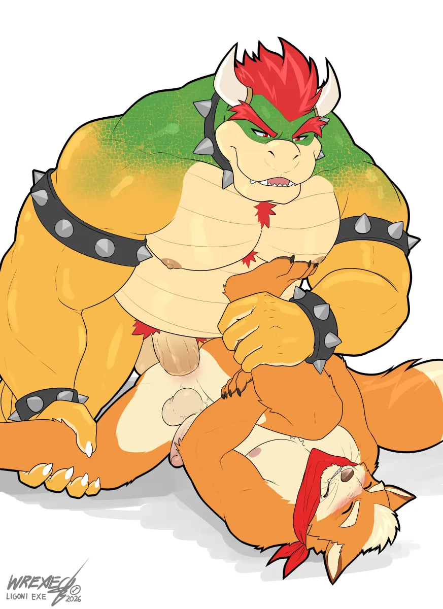 Bowser, Fox Mccloud by Ligoniblack