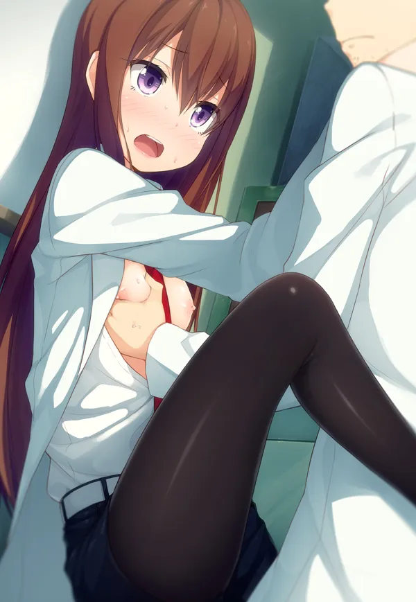 Makise Kurisu, Okabe Rintarou by Siva (Executor)