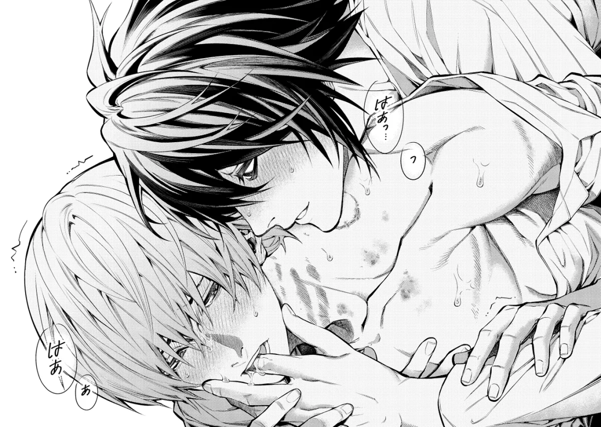 Yagami Light, L (Death Note) by Ruttika Shin