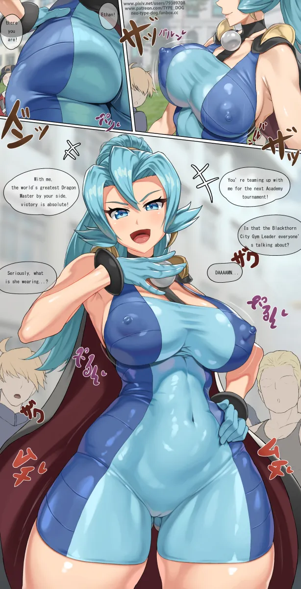 Ethan (Pokemon), Clair (Pokemon) by Type-Dog