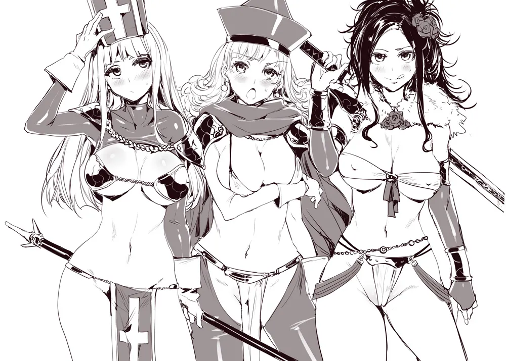 Priest (Dq3), Alena (Dq4) by Mizuryu Kei