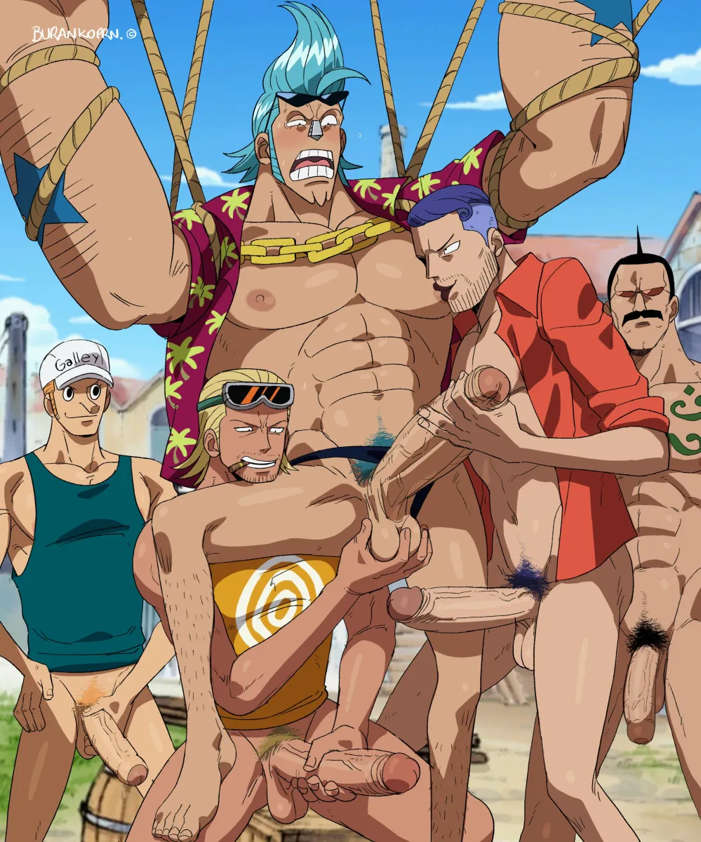 Franky (One Piece), Kaku (One Piece) by Burankoprn