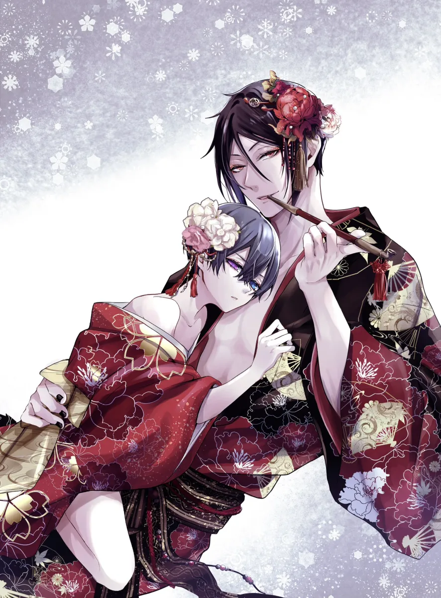 Ciel Phantomhive, Sebastian Michaelis by Yuukaku02