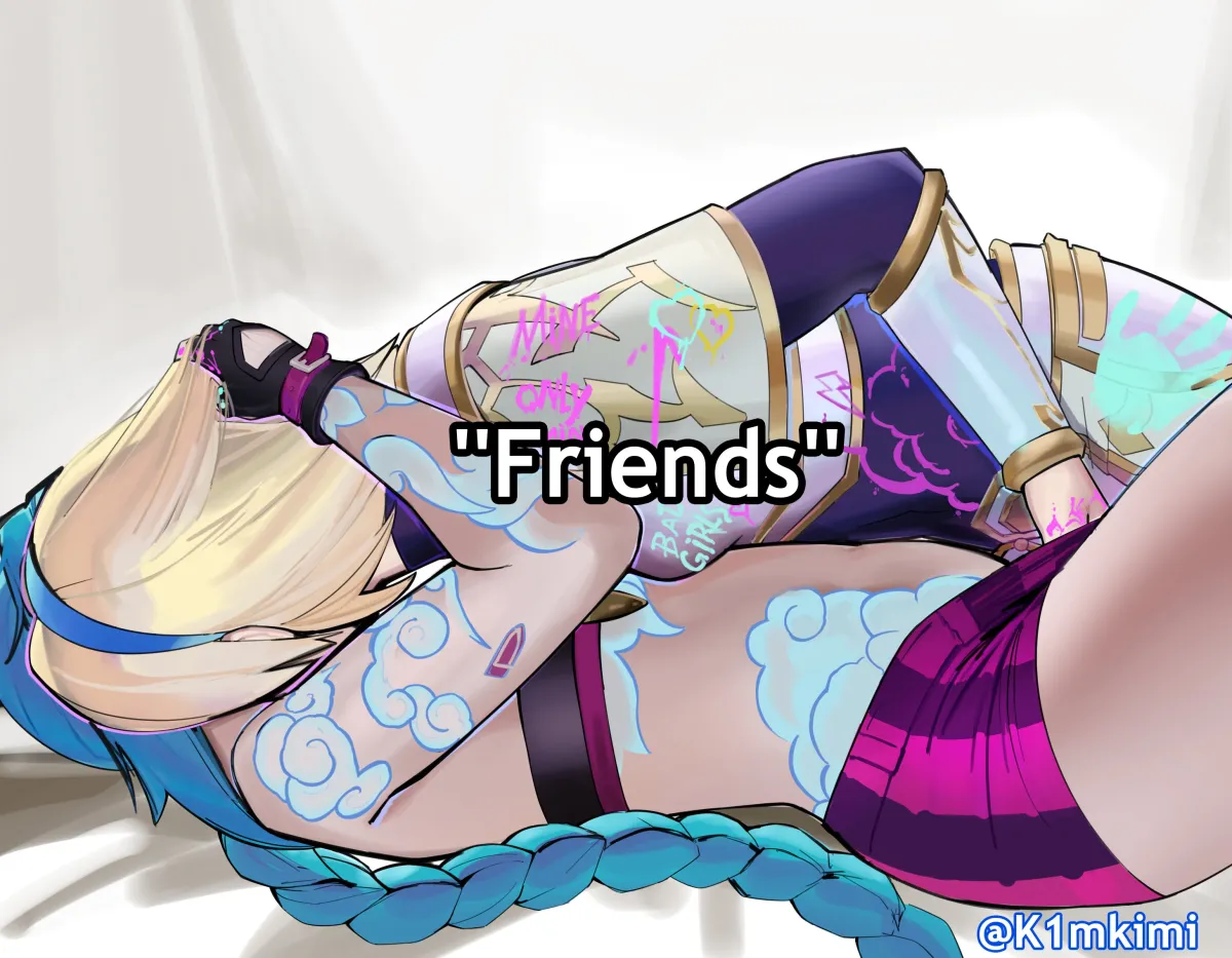 Jinx (League), Lux (League) by K1Mkimi