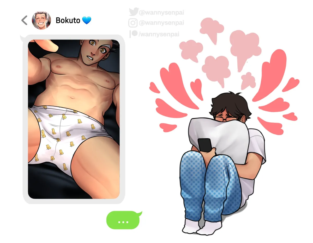 Bokuto Koutarou, Akaashi Keiji by Wannysenpai