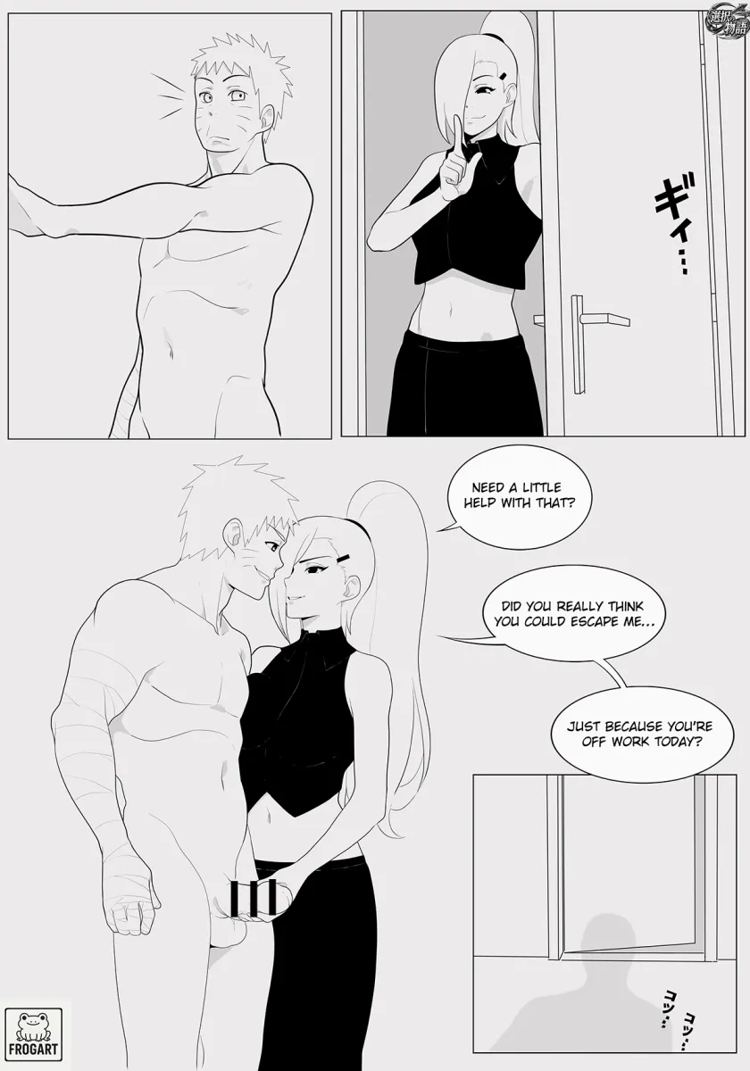 Uzumaki Naruto, Yamanaka Ino by Frog (Nmuv8433)