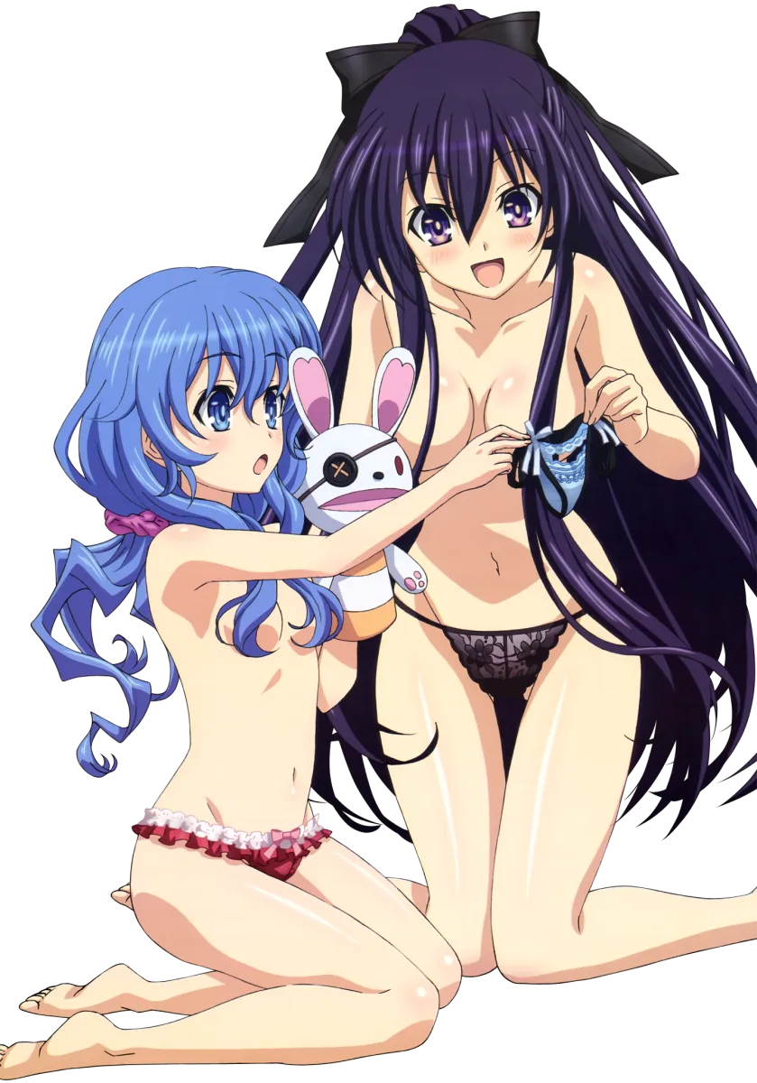 Yatogami Tohka, Himekawa Yoshino by Mg Renders
