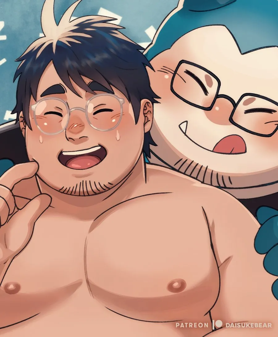 Snorlax, Professor Neroli by Daisukebear