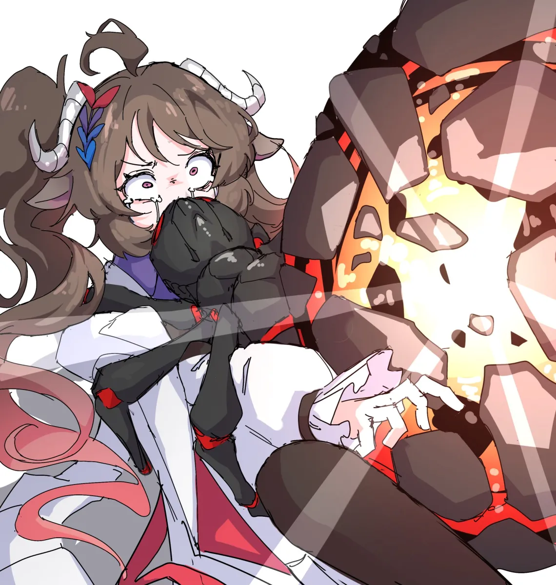 Eyjafjalla (Arknights), Eyjafjalla The Hvit Aska (Arknights) by Dr Yamero