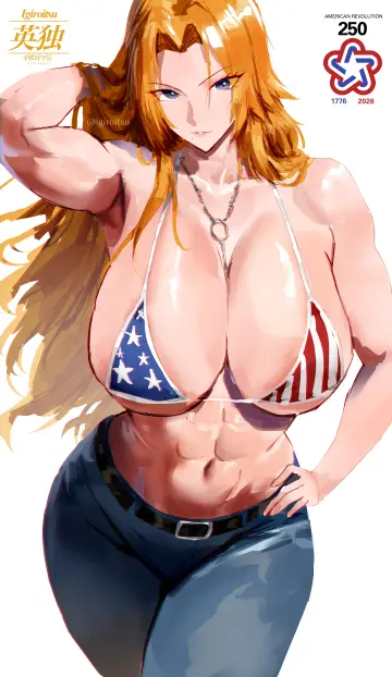 Flag Print Bikini
