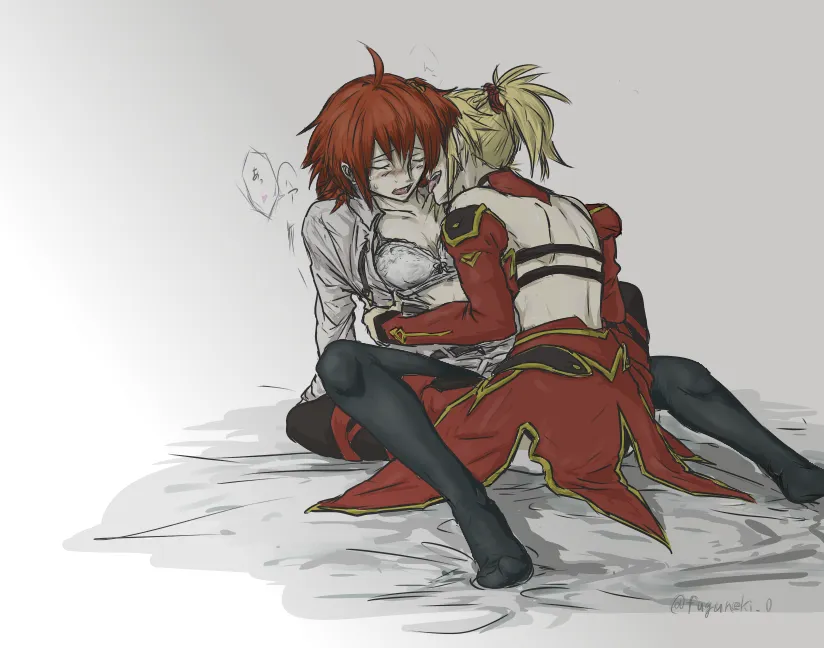 Fujimaru Ritsuka (Female), Mordred (Fate) by Yado