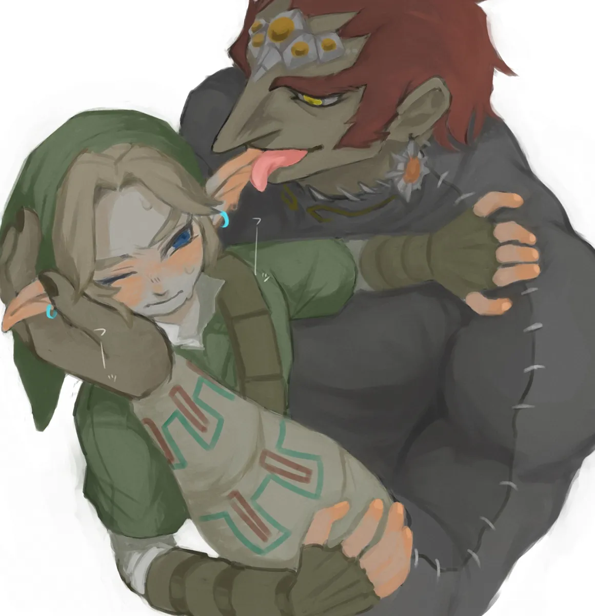 Link, Ganondorf by Grrr0111