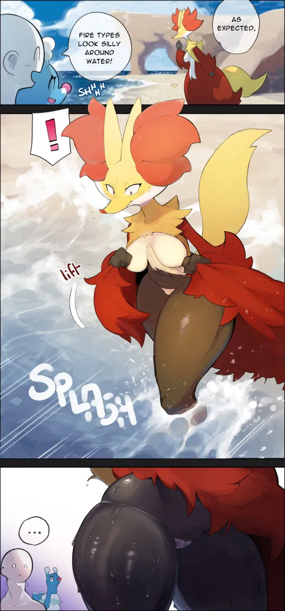 Delphox, Brionne by Dodudoru