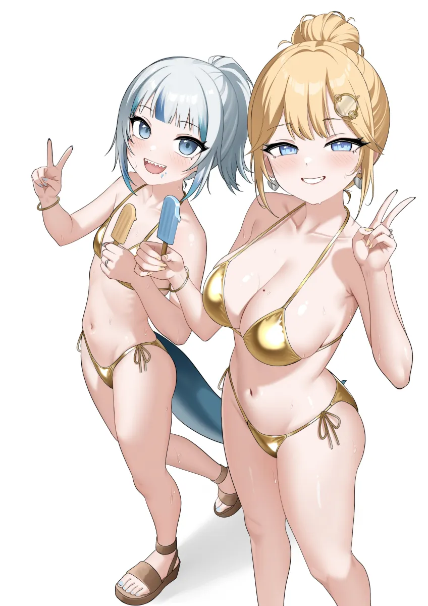 Gawr Gura, Watson Amelia by Raikkonen