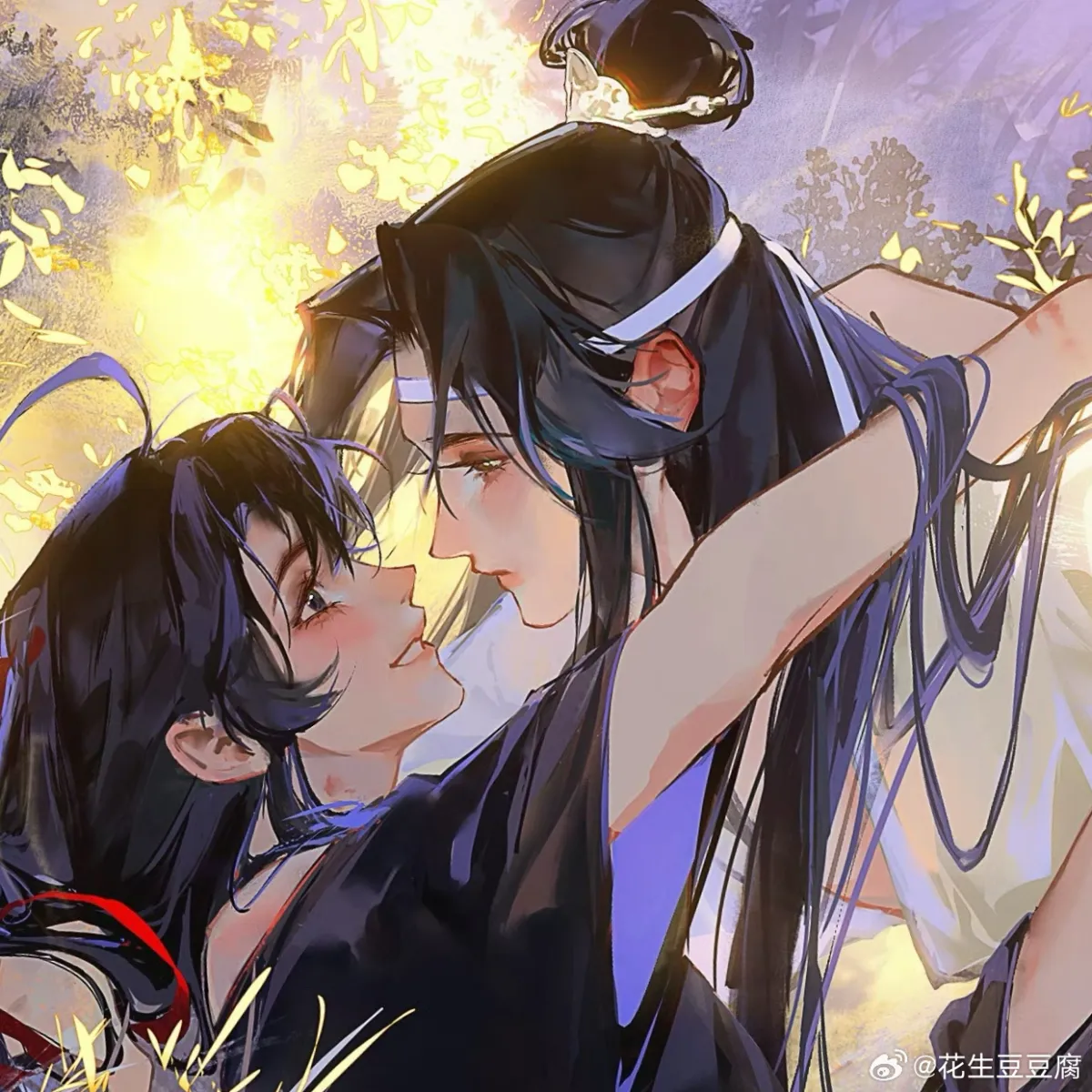 Wei Wuxian, Lan Wangji by Huashengdoufu