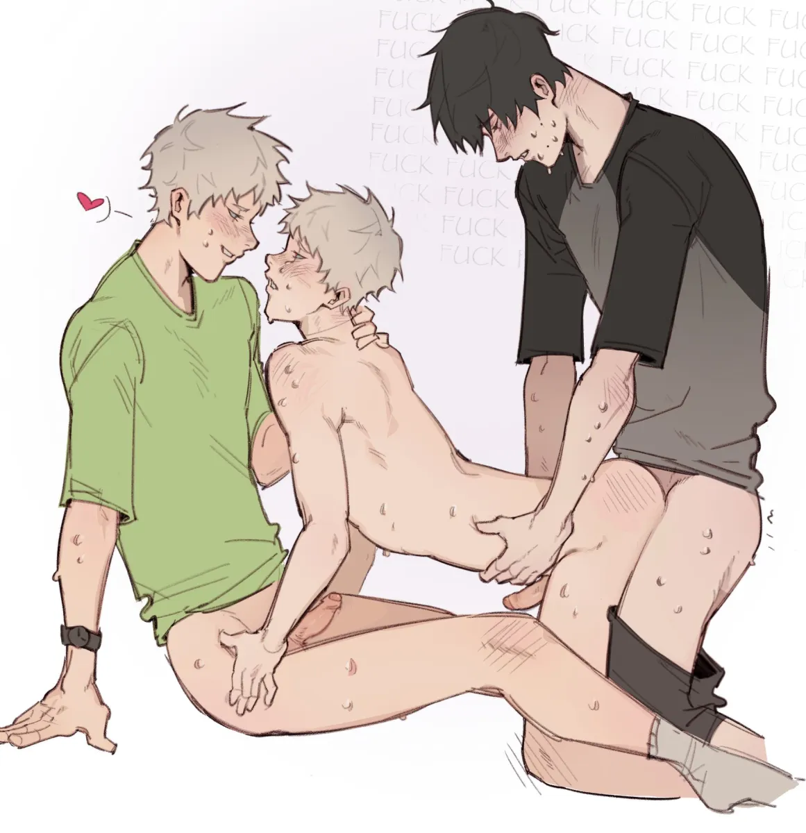 Indou Hikaru, Tsujinaka Yoshiki by Hikarusphlatass