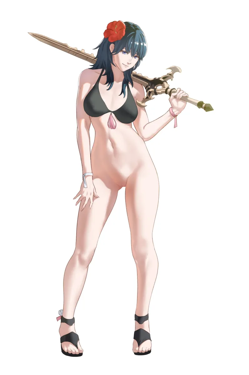Female Byleth (Fire Emblem), Female Byleth (Summer) (Fire Emblem) by Pomelomelon