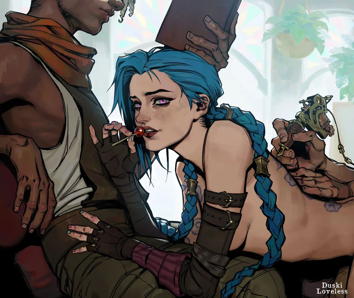 Jinx (League), Arcane Jinx by Duskidraws