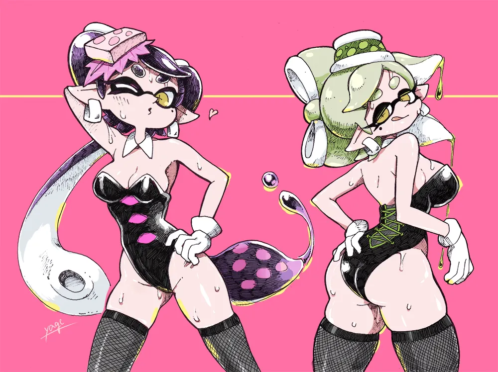 Callie (Splatoon), Marie (Splatoon) by Yuta Agc