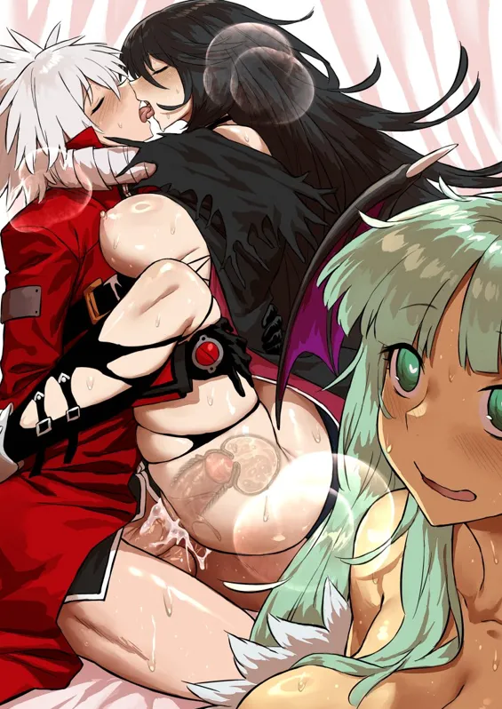 Morrigan Aensland, Ragna The Bloodedge by Haraya Manawari