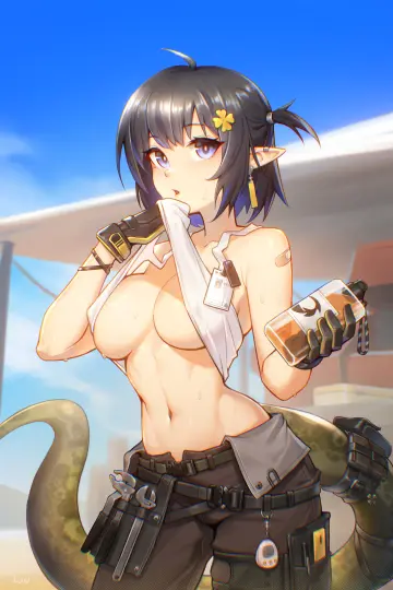 Eunectes (Forgemaster) (Arknights) rule 34