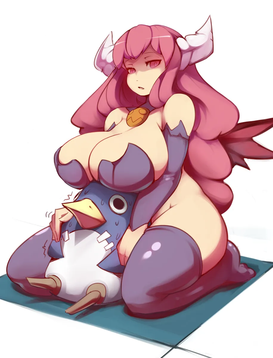 Prinny, Succubus (Disgaea) by Zako (Arvinry)