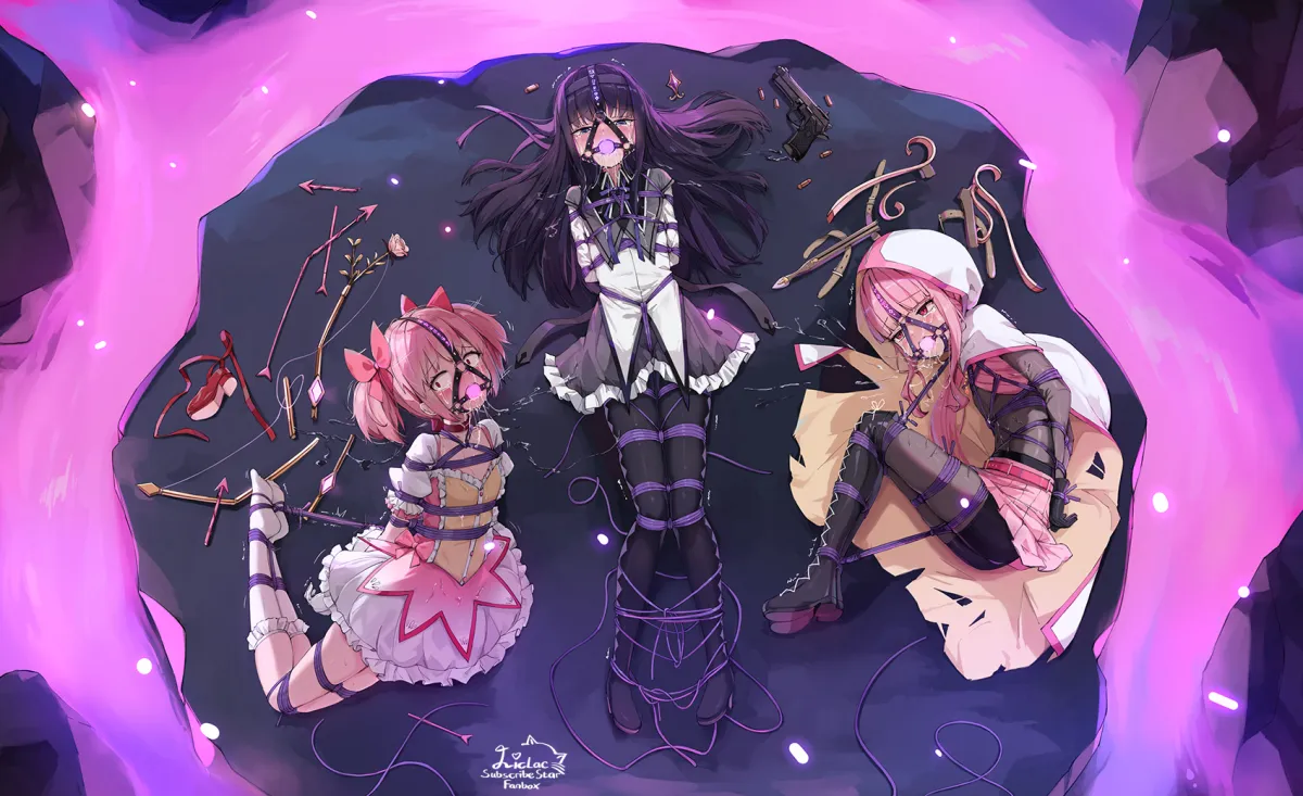 Akemi Homura, Kaname Madoka by Liclac
