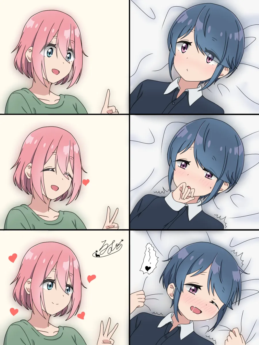 Shima Rin, Kagamihara Nadeshiko by Rumuti