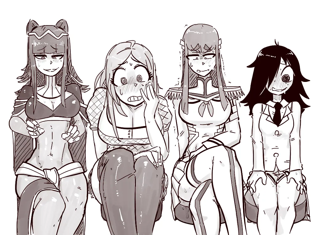 Kiryuuin Satsuki, Kuroki Tomoko by Tenk