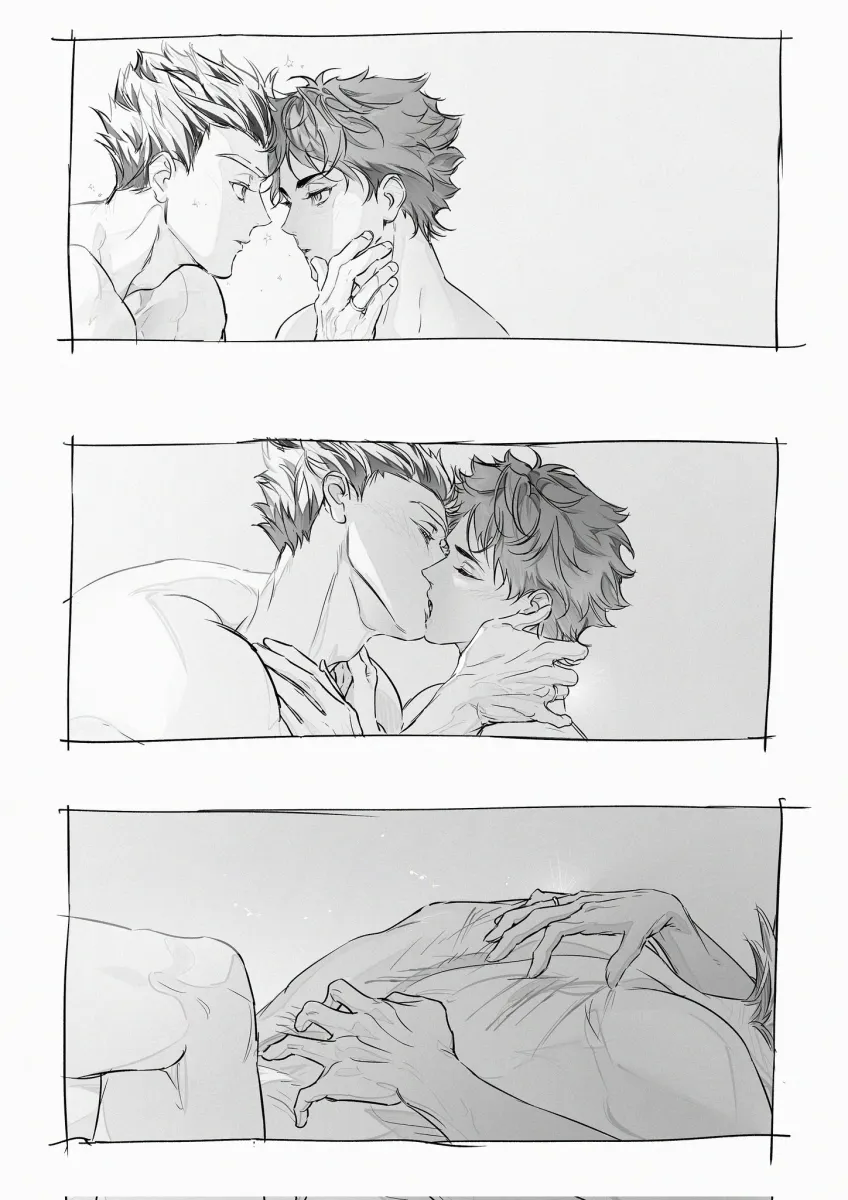 Bokuto Koutarou, Akaashi Keiji by 5454 Pnl