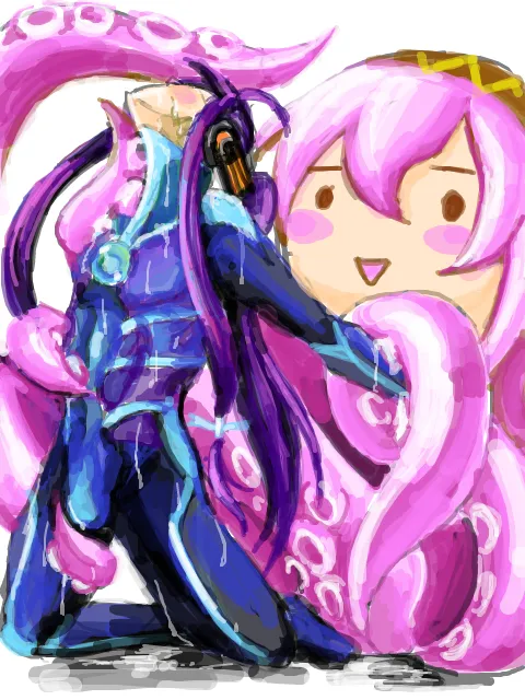 Megurine Luka, Kamui Gakupo by Childcherry