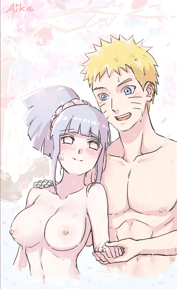 Uzumaki Naruto, Hyuuga Hinata by Aika Nrt