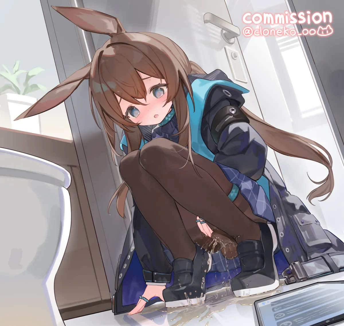 Amiya (Arknights) by Cloneko (Zelmeledf2)