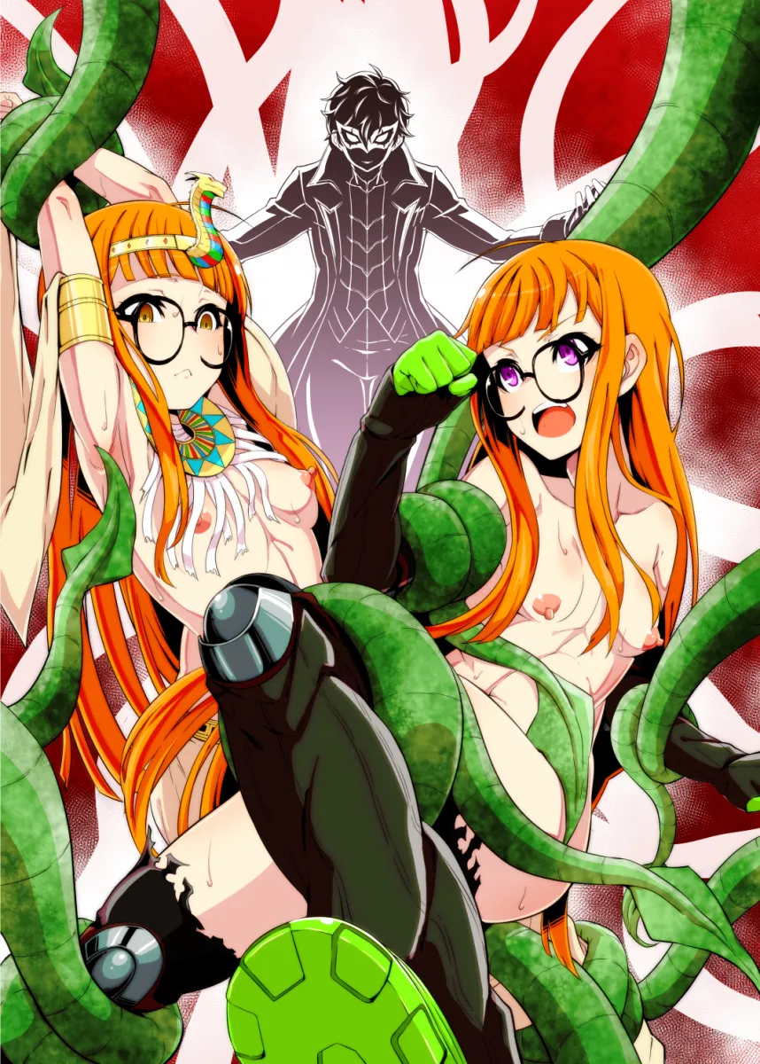 Amamiya Ren, Sakura Futaba by K-You (Hikarininare)