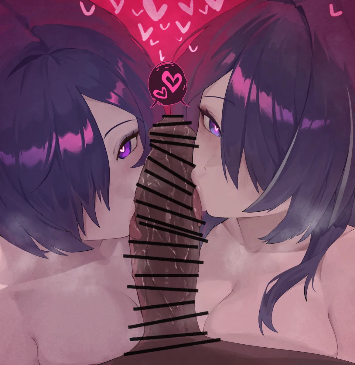 Acheron (Honkai: Star Rail), Promeia (Zenless Zone Zero) by Mint2134