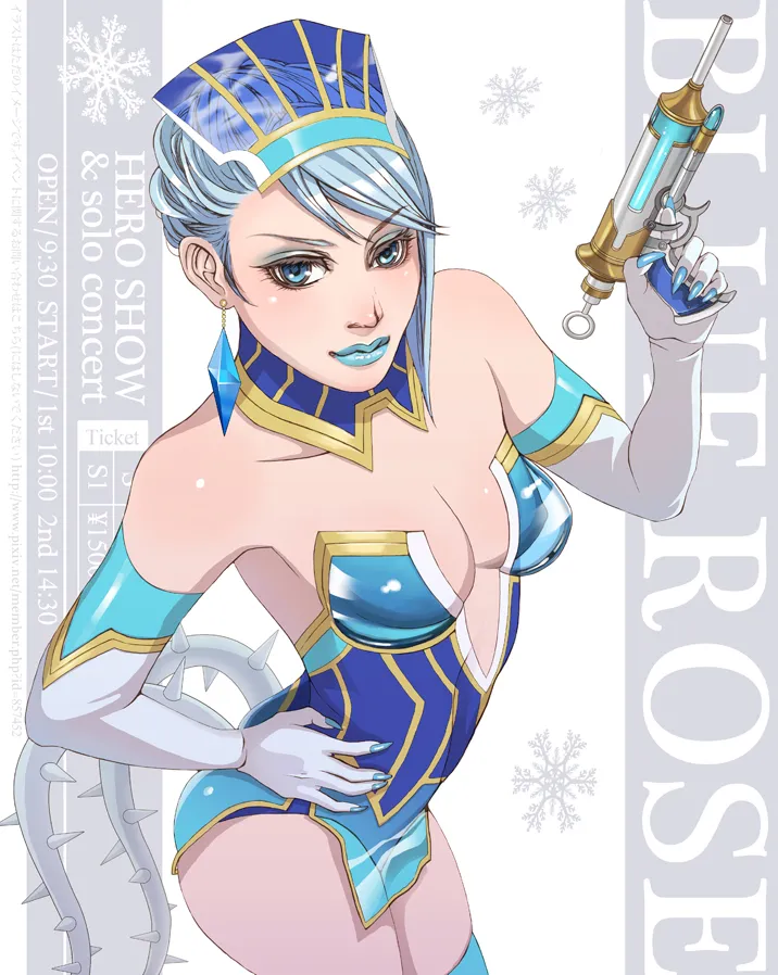 Karina Lyle, Blue Rose (Tiger & Bunny) by Cocoon (Yuming4976)