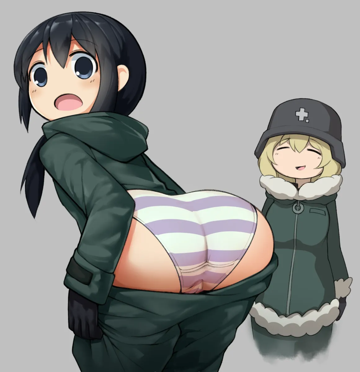 Yuuri (Shoujo Shuumatsu Ryokou), Chito (Shoujo Shuumatsu Ryokou) by Sinensian