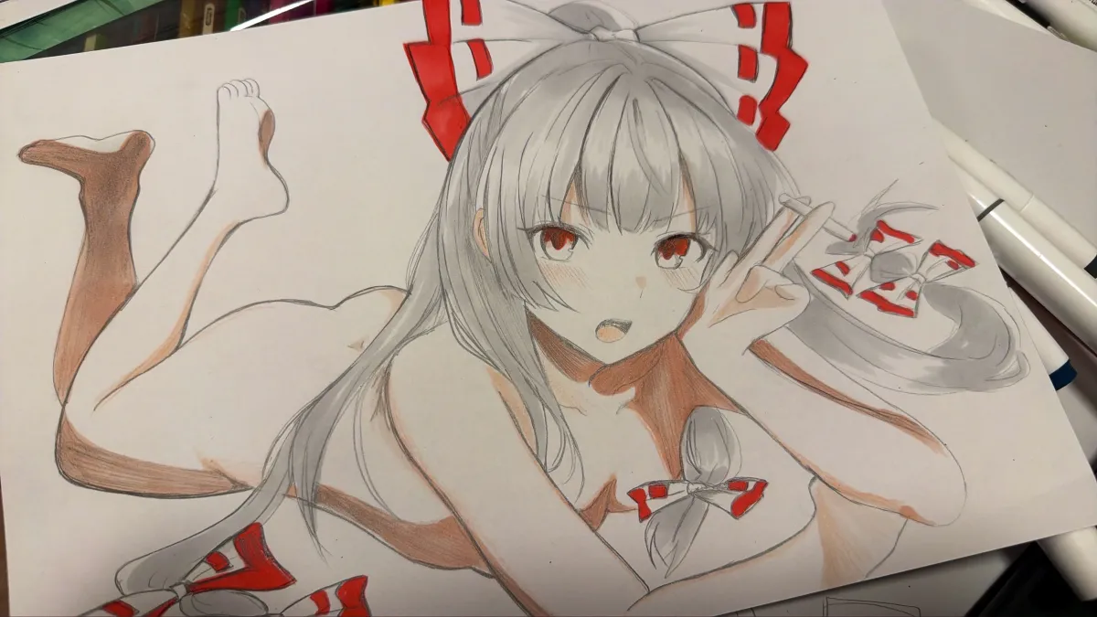 Fujiwara No Mokou by Ex9Dp4N1