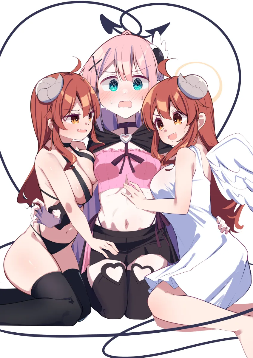 Yoshida Yuuko, Chiyoda Momo by Shimeji Wyvern