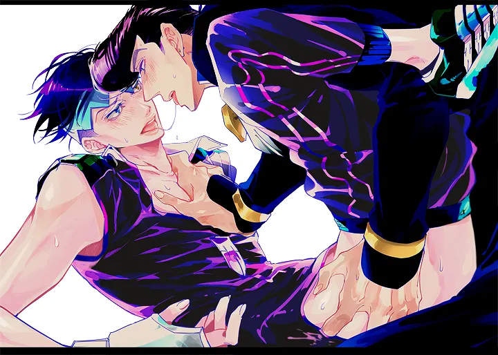 Higashikata Josuke, Kishibe Rohan by Senbiki (Nonono69)
