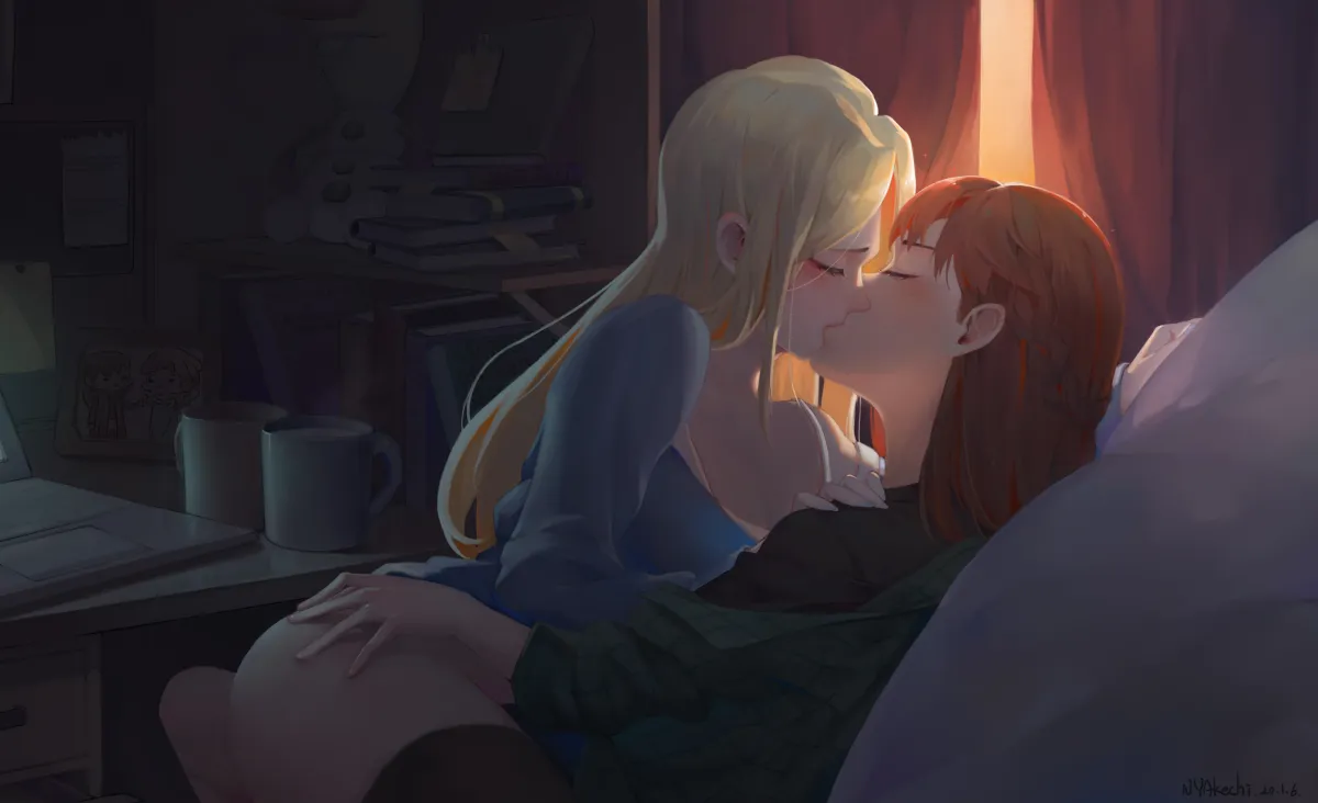 Elsa (Frozen), Anna (Frozen) by Akechi (826988799)