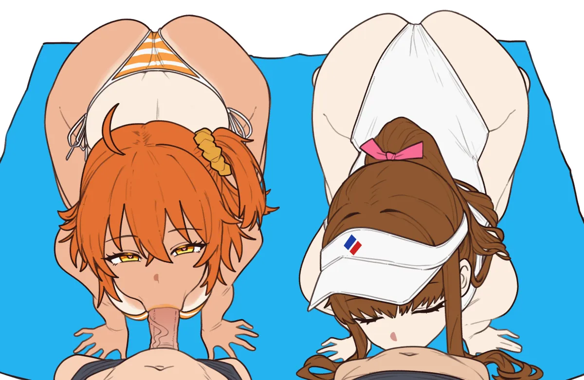 Fujimaru Ritsuka (Female), Kishinami Hakuno (Female) by Ebora