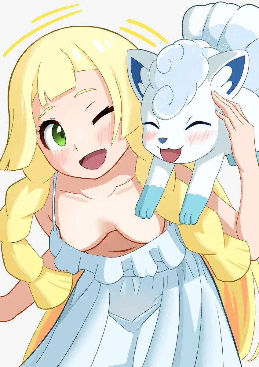 Lillie (Pokemon), Alolan Vulpix by Qdhtn0Flcv994