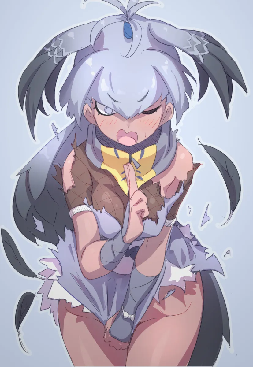 Shoebill (Kemono Friends), Shoebill (Ex) (Kemono Friends) by Lowlandgorilla