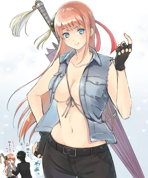 Kagura (Gintama), Hijikata Toushirou by Da Raku